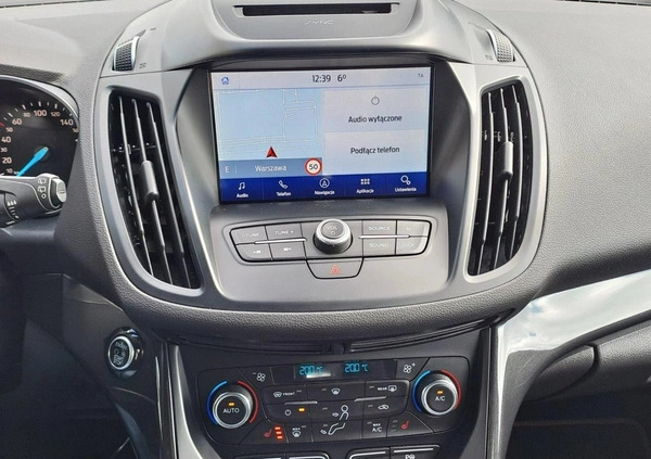 Ford Kuga cena 109900 przebieg: 62928, rok produkcji 2019 z Warszawa małe 407